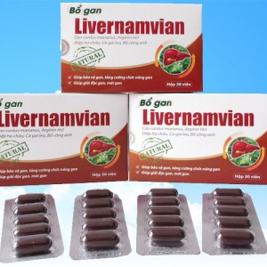 Viên bổ gan Livernamvian tăng cường chức năng gan, phòng chống sơ gan