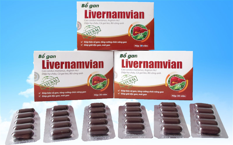 Viên bổ gan Livernamvian tăng cường chức năng gan, phòng chống sơ gan