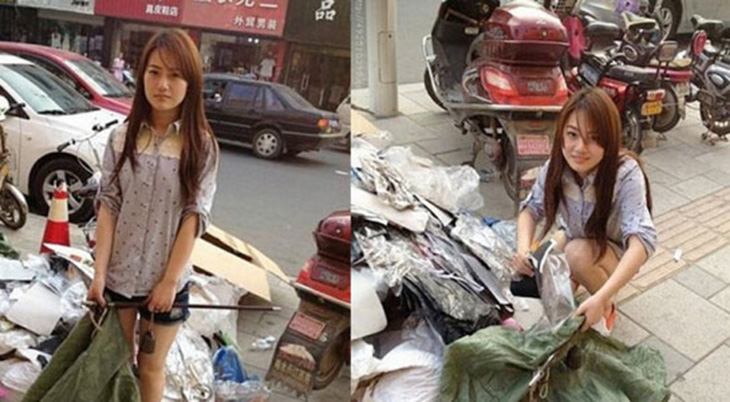 Hot girl nhặt rác khiến cộng đồng mạng sôi sục Hot girl nhặt rác khiến cộng đồng mạng sôi sục