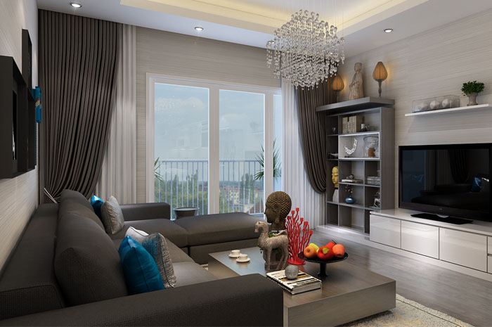 THIẾT KẾ KIẾN TRÚC TRUNG TÂM THƯƠNG MẠI HAPRO CẦU BƯƠU